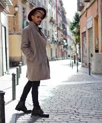 Fashion Young Model With Grey Jacket