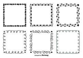 hand drawn style vector frames 104372