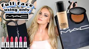 full face using mac cosmetics lots
