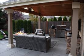 Covered Patio Fire Pit Arts