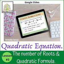 Discriminant Quadratic Formula