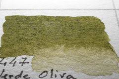Olive Green Watercolor Color Chart Stock Photo Image Of