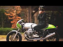 wonderful green moto guzzi le mans 850