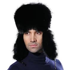 Not to be confused with the pet fluffy hat. Ursfur Winter Mens Russian Ushanka Hat Real Leather Fox Fur Trapper Cap At Amazon Women S Clothing Store