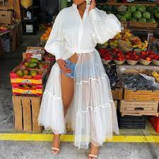 Us.shein.com has been visited by 1m+ users in the past month Chic Design Plus Size Long Dress Women Spring Long Sleeve Patchwork Sheer Mesh Party Night Club Vestidos African Shirt Dresses Dresses Aliexpress