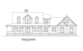 Low Country Farmhouse Plan With Wrap