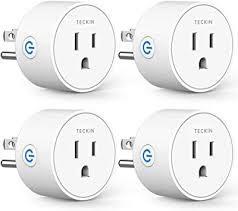 Simply plug one of these smart plugs into a wall outlet, then plug in anything from a lamp or a tv to a coffeemaker. Smart Plug Compatible With Smartthings Alexa Google Assistant For Voice Control Teckin Mini Smart Outlet Wifi Socket With Timer Function No Hub Required White Fcc Etl Certified Amazon De Baumarkt
