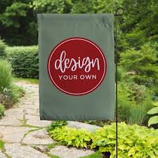 Design Your Own Garden Flag Green