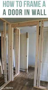 framing a door part 2 in how to build
