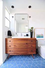 The midcentury modern style tends to emphasize minimalism when it comes to cabinets. 30 Awesome Mid Century Modern Bathroom Ideas You Should See This Year