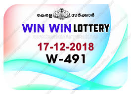 17 12 2018 Win Win Lottery W 491 Results Today Kerala