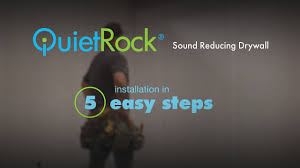 how to install quietrock sound reducing