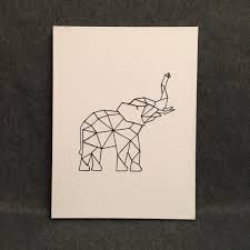 Straußen und elefanten im zoo. Home Decor Gallery Tattoo Elefanten Geometrische Kunst Geometrische Zeichnung