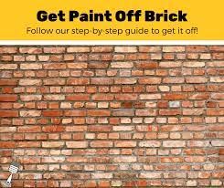 how to remove paint from brick 5 easy