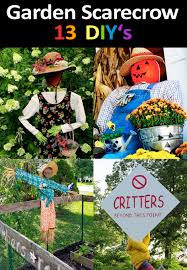 13 best diy garden scarecrow ideas and