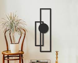 Trident 2 Modern Wall Art Metal Wall