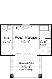 Modern Rustic Pool House Plan Stetson