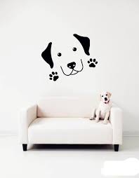 Pet Dog Paw Prints Wall Stickers