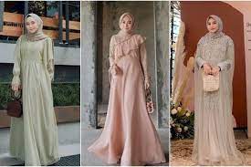 Fashion muslim 30 model baju kondangan muslim 2020 kekinian banget categories model gaun pesta cek 30 model baju kondangan kekinian 2020 disini ada baju kondangan muslim syar i. 5 Model Baju Pesta Untuk Wanita Muslim Masa Kini Paling Recomended News Portal