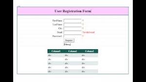 simple registration form in asp net