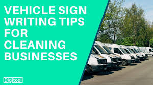 tips for your sign written van do s