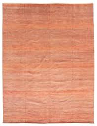 hand knotted wool copper rug
