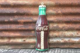 Vintage Coca Cola Thermometer Metal