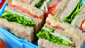 egg salad club sandwiches eat well