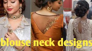 saree blouse neck designs latest neck