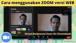 tutorial virtual background zoom di
