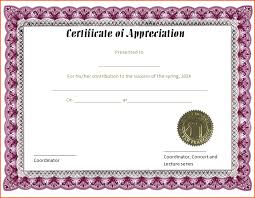 8 Certificate Of Appreciation Template Bookletemplate Org