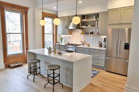 Ichoose upgraded cabinet door styles, colors and finishes, including high gloss kitchen cabinets and stained kitchen cabinets. Brownstone Boys How To Get Budget Kitchen Cabinets With A High End Look Brownstoner