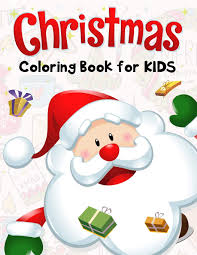 Santa delivering gifts online coloring page. Christmas Coloring Book For Kids 50 Christmas Coloring Pages For Kids Education K Imagine 9781731263322 Amazon Com Books