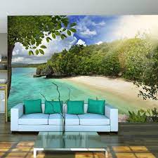 Wallpaper Sunny Beach Size 100x70