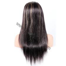 1b 27 Highlight Color Lace Front Wigs Indian Virgin Human