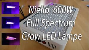 Niello 600w Full Spectrum Crow Led Lampe