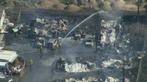 brush fire kills 2 and destroys 9 homes