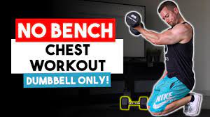 no bench dumbbell chest exercises