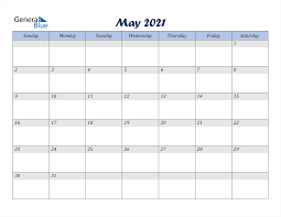 2021 monthly word calendar templates download this editable monthly 2021 planner word template with the usa federal holidays. May 2021 Calendar Pdf Word Excel