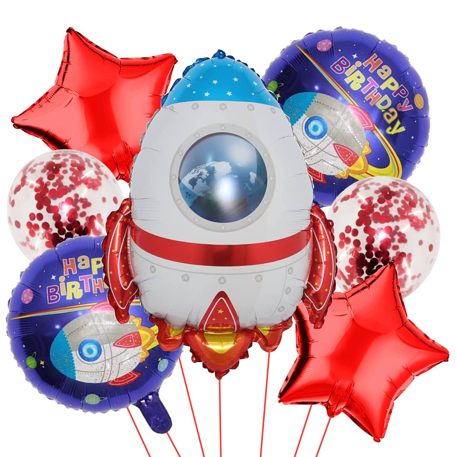 Rocket & Astronaut Foil Balloons | Party in Noida product image