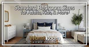 Standard Bedroom Sizes For S Kids