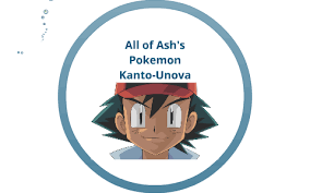 All Of Ashs Pokemon In Order Of Caught And Evolution By