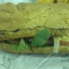 calories in subway 6 inch veggie patty