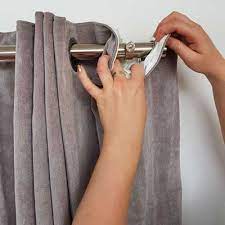 how to hang ready made curtains