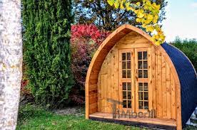 Camping Glamping Wooden Pods Huts For