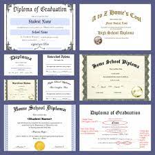 free home diploma forms
