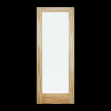 Interior Pine 1 Lite Frosted Glass