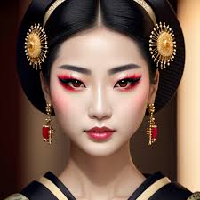 ogranic geisha makeup playground ai