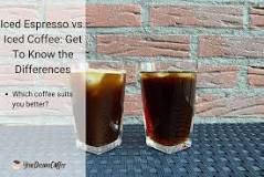 Whats stronger iced coffee or espresso?