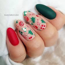 Christmas nails with popular patterns. 12 Newest Christmas Nail Art Ideas To Try Sonailicious